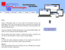 Tablet Screenshot of nempro.net